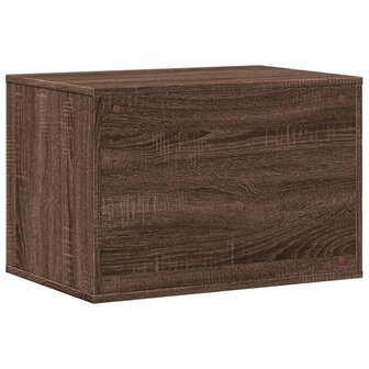 Kattenbakkast 60x40x40 cm bewerkt hout bruin eikenkleurig 7