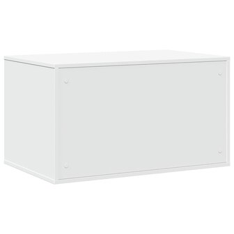 Kattenbakkast 80x50x45 cm bewerkt hout wit 7