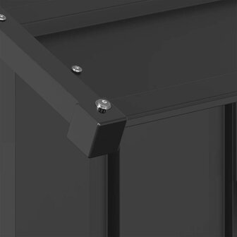 Hondenhok met dak 83x130x85 cm gegalvaniseerd staal 6
