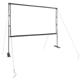 Projectiescherm met statieven 120 inch 16:9 1