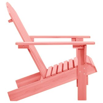 Tuinstoel Adirondack massief vurenhout roze 3