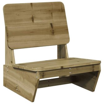 Tuinstoel 60x64x70,5 cm ge&iuml;mpregneerd grenenhout 2
