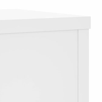 Plantenstandaards 2 st 25x25x35 cm bewerkt hout wit 8