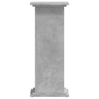 Plantenstandaard 33x33x80 cm bewerkt hout betongrijs 4