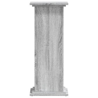 Plantenstandaard 33x33x80 cm bewerkt hout grijs sonoma eiken 4