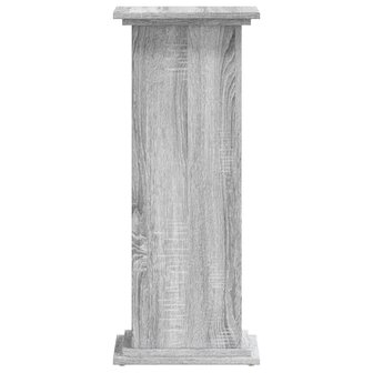 Plantenstandaard 33x33x80 cm bewerkt hout grijs sonoma eiken 5
