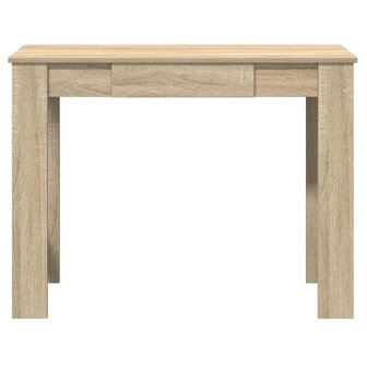 Bureau 100x45x75 cm bewerkt hout sonoma eikenkleurig 4
