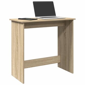 Bureau 80x40x75 cm bewerkt hout sonoma eikenkleurig 1