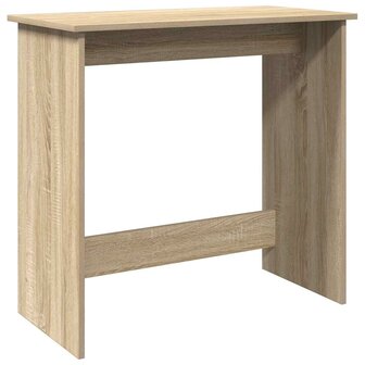 Bureau 80x40x75 cm bewerkt hout sonoma eikenkleurig 6