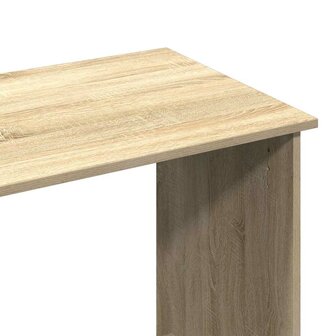 Bureau 80x40x75 cm bewerkt hout sonoma eikenkleurig 7