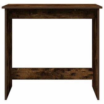 Bureau 80x40x75 cm bewerkt hout gerookt eikenkleurig 4