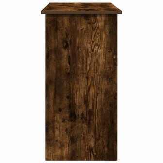 Bureau 80x40x75 cm bewerkt hout gerookt eikenkleurig 5