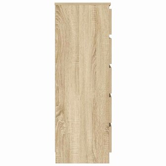 Ladekast 60x36x103 cm bewerkt hout sonoma eikenkleurig 5