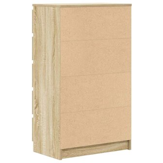 Ladekast 60x36x103 cm bewerkt hout sonoma eikenkleurig 6