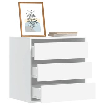 Ladekast 60x41x58 cm bewerkt hout wit 1