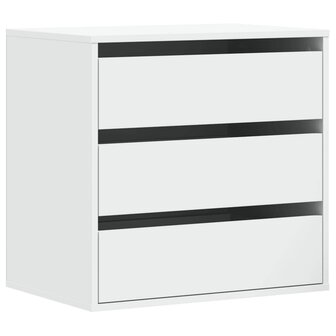 Ladekast 60x41x58 cm bewerkt hout wit 2