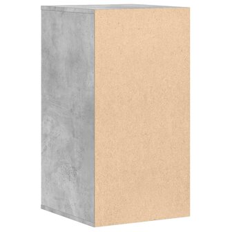 Ladekast 40x41x76 cm bewerkt hout betongrijs 7
