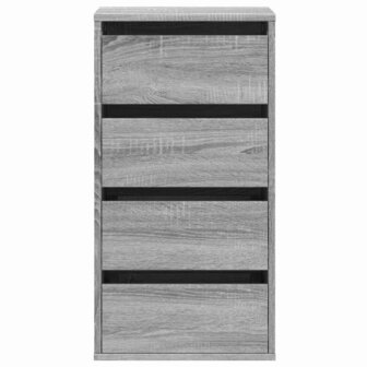 Ladekast 40x41x76 cm bewerkt hout grijs sonoma eikenkleurig 4