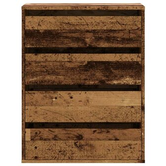 Ladekast 60x41x76 cm bewerkt hout oud houtkleurig 4
