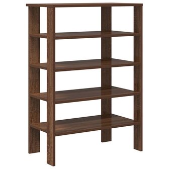Schoenenrek 61x32x87,5 cm bewerkt hout bruin eikenkleurig 2