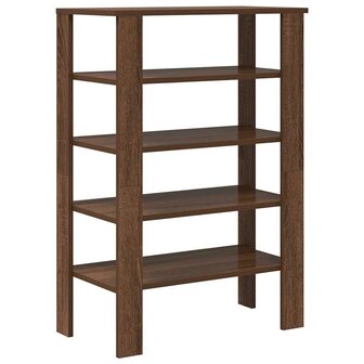 Schoenenrek 61x32x87,5 cm bewerkt hout bruin eikenkleurig 6