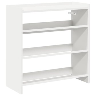 Schoenenrek 60x25x62 cm bewerkt hout wit 2