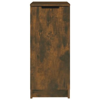 Schoenenkast 30x35x70 cm bewerkt hout gerookt eikenkleurig 5