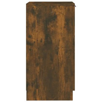 Schoenenkast 30x35x70 cm bewerkt hout gerookt eikenkleurig 7