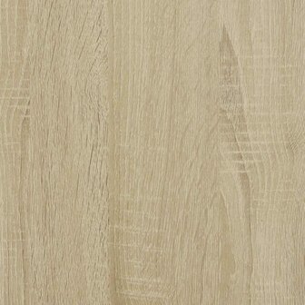 Schoenenbank 60x40x53,5 cm bewerkt hout en metaal sonoma eiken 9