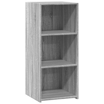 Dressoir 40x41x93 cm bewerkt hout grijs sonoma eikenkleurig 2