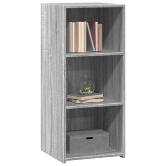 Dressoir 40x41x93 cm bewerkt hout grijs sonoma eikenkleurig 3