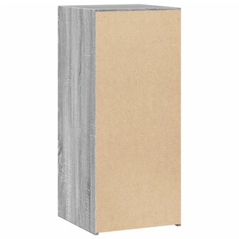 Dressoir 40x41x93 cm bewerkt hout grijs sonoma eikenkleurig 6