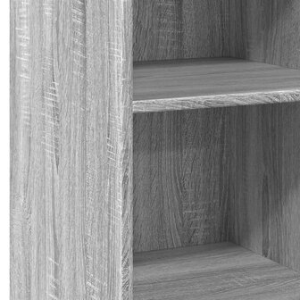 Dressoir 40x41x93 cm bewerkt hout grijs sonoma eikenkleurig 7