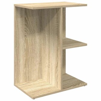 Nachtkastje 46,5x29x61 cm bewerkt hout sonoma eikenkleurig 2