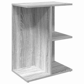 Nachtkastje 46,5x29x61 cm bewerkt hout grijs sonoma eikenkleur 2