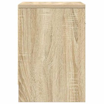 Nachtkastje met lade 39x28x41 cm sonoma eikenkleurig 7