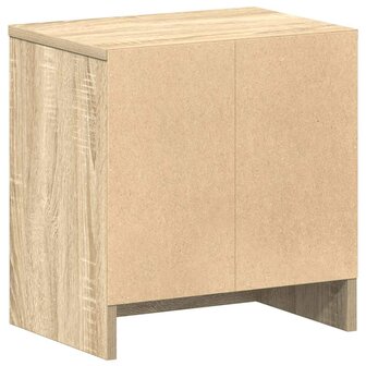 Nachtkastje met lade 39x28x41 cm sonoma eikenkleurig 8