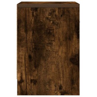 Nachtkastje met lade 39x28x41 cm gerookt eikenkleurig 7