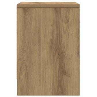 Nachtkastje met lade 39x28x41 cm artisanaal eikenkleurig 6