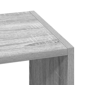 Boekenkast stapelbaar 30x30x80 cm bewerkt hout grijs sonoma 7