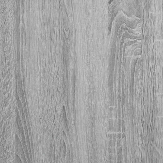 Boekenkast stapelbaar 30x30x80 cm bewerkt hout grijs sonoma 8
