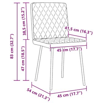 Eetkamerstoelen 2 st fluweel lichtgroen 9