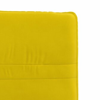 Eetkamerstoelen 2 st fluweel geel 7