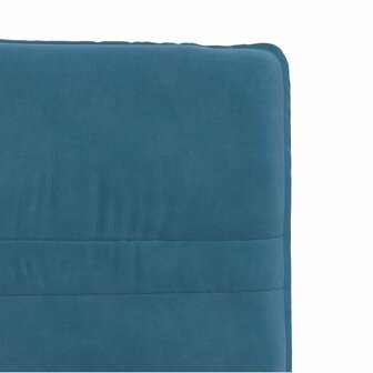 Eetkamerstoelen 2 st fluweel blauw 7