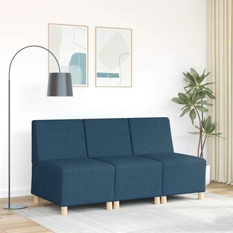 Fauteuil 55 cm stof blauw 3