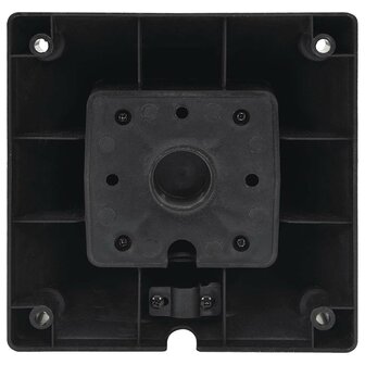 Tuinstopcontact met lamp en grondpin 2-wegs 16x16x39,5 cm 6