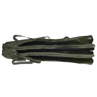 Hengeltas 160 cm oxford stof donkergroen 2