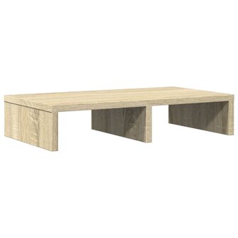 Monitorstandaard 50x27x10 cm bewerkt hout sonoma eikenkleurig 2