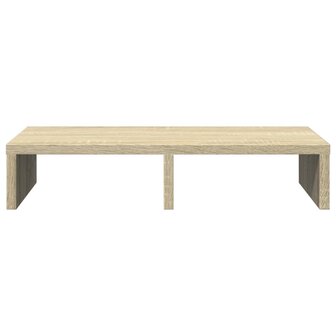 Monitorstandaard 50x27x10 cm bewerkt hout sonoma eikenkleurig 4