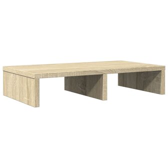 Monitorstandaard 50x27x10 cm bewerkt hout sonoma eikenkleurig 6